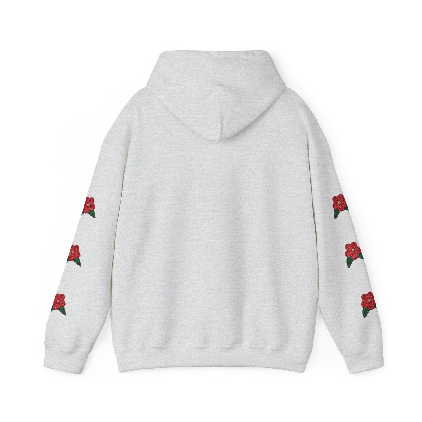 "I am Dän" Red Flower Hoodie