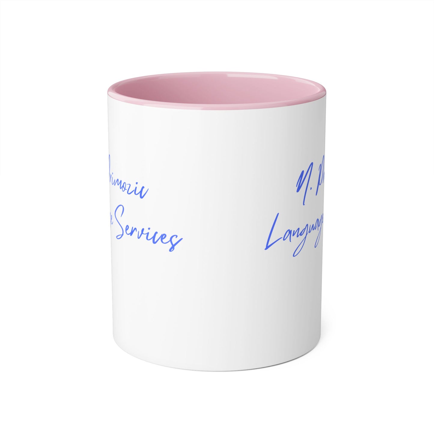 NPLS Colour Accent Mug Blue Font