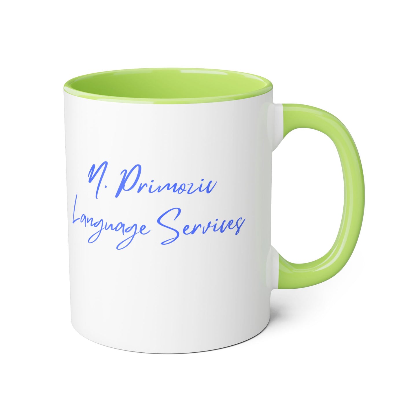 NPLS Colour Accent Mug Blue Font