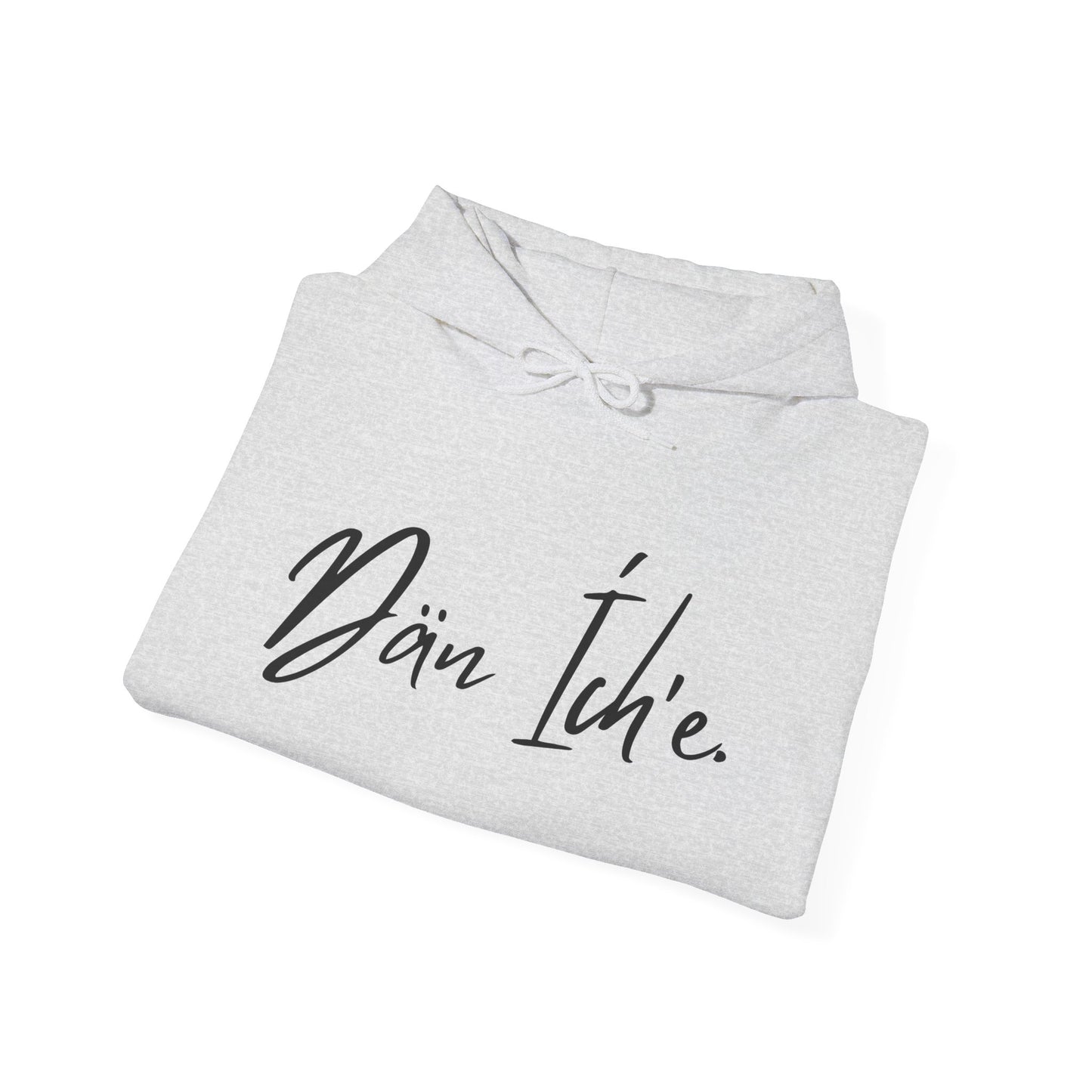 "I am Dän" Hoodie Purple Flower
