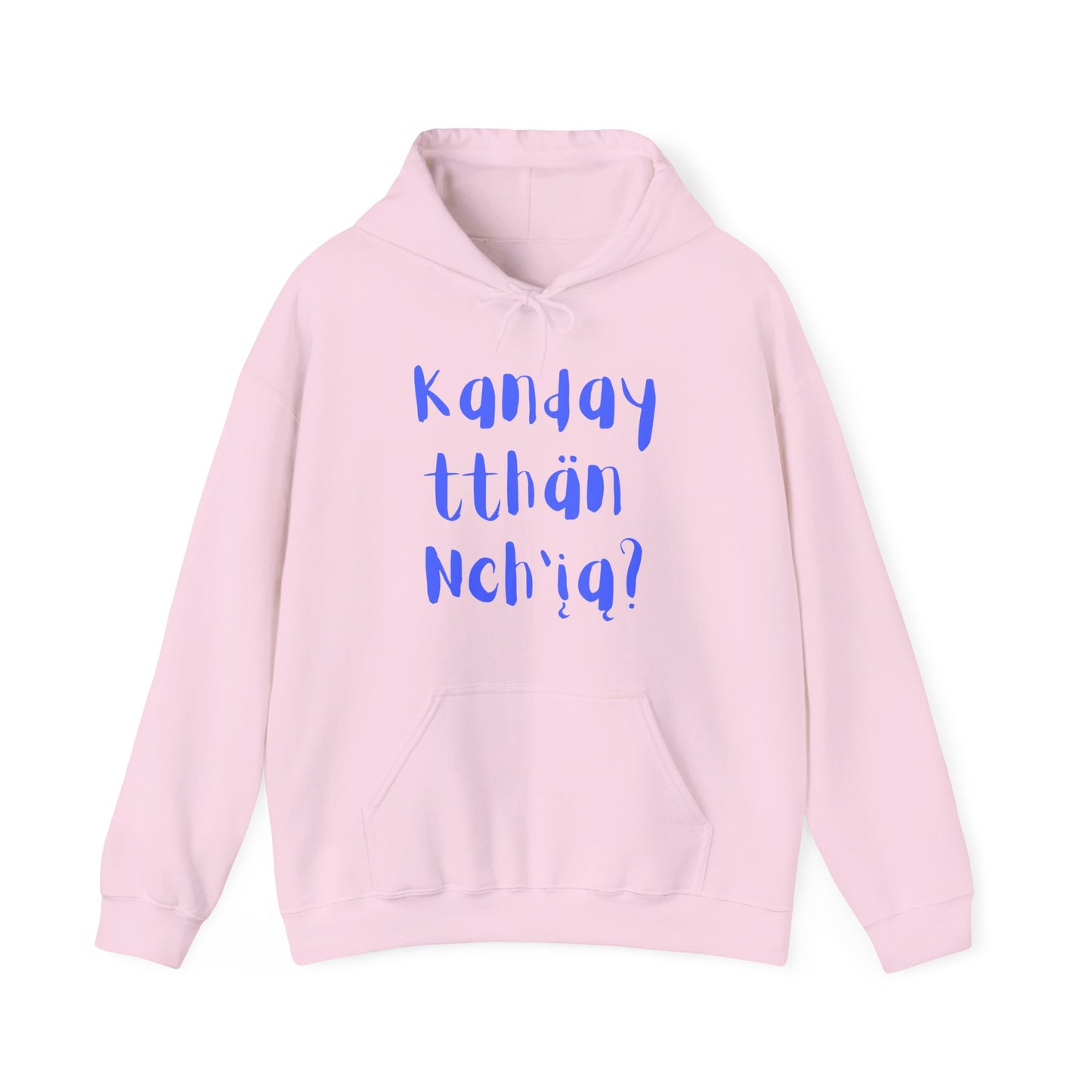 "Got Moose Meat?" Hoodie Blue Font