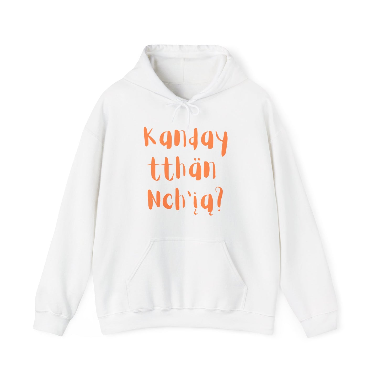 "Got Moose Meat?" Hoodie Orange Font