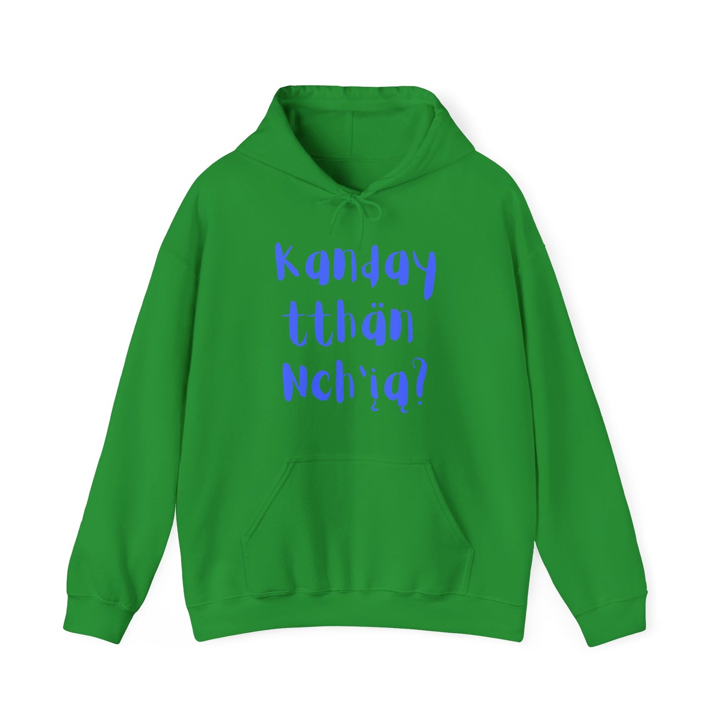 "Got Moose Meat?" Hoodie Blue Font