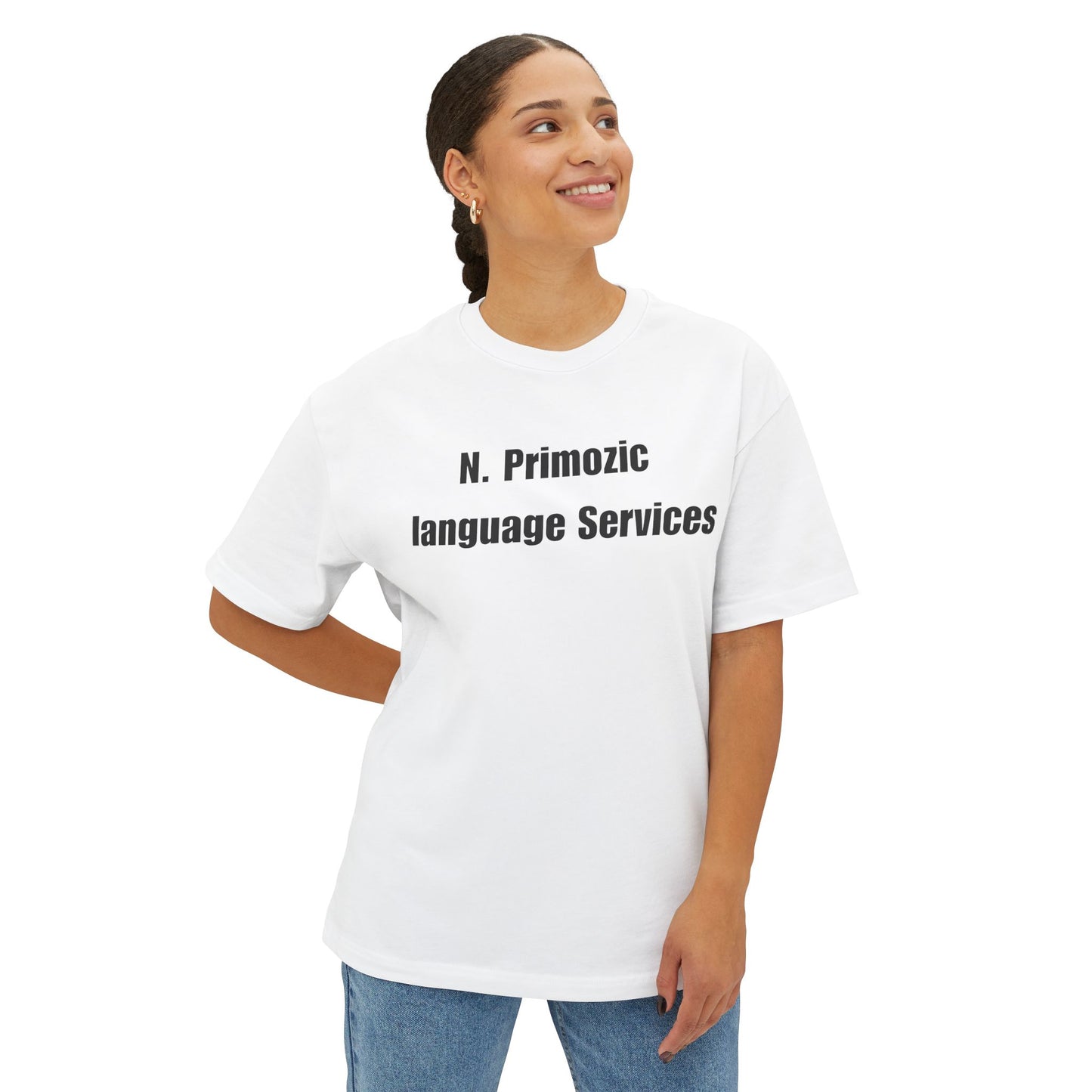 Bold NPLS Tee Black Font