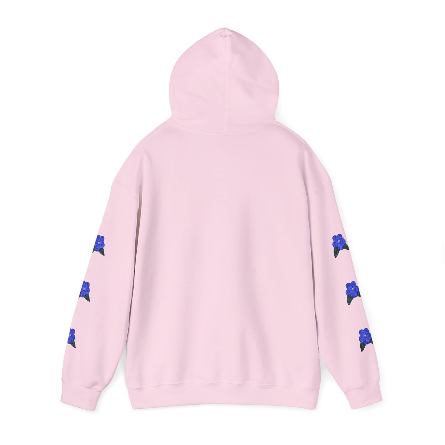 "I Speak Southern Tutchone" Blue Flower Hoodie