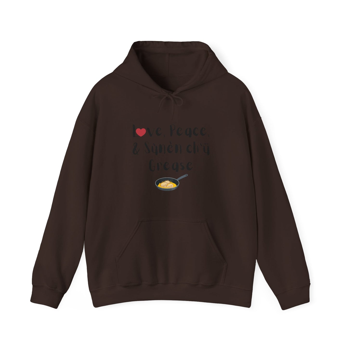 Love, Peace, & Bannock Grease Hoodie