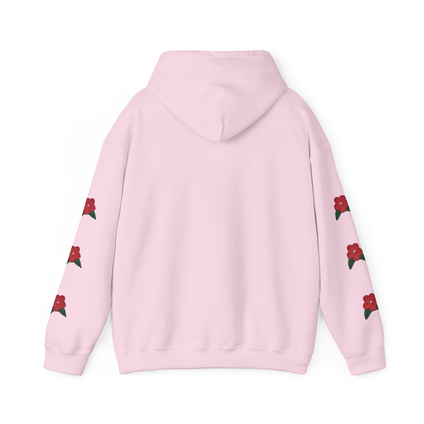 "I am Dän" Red Flower Hoodie