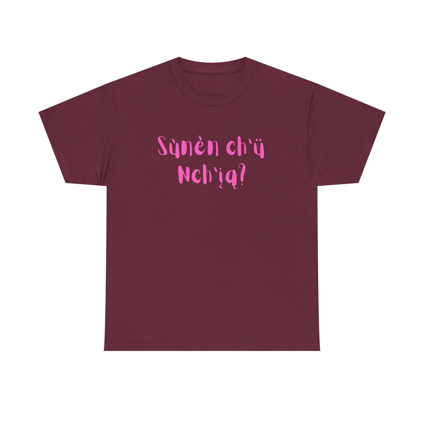 "Got Bannock?" Tee Pink Font