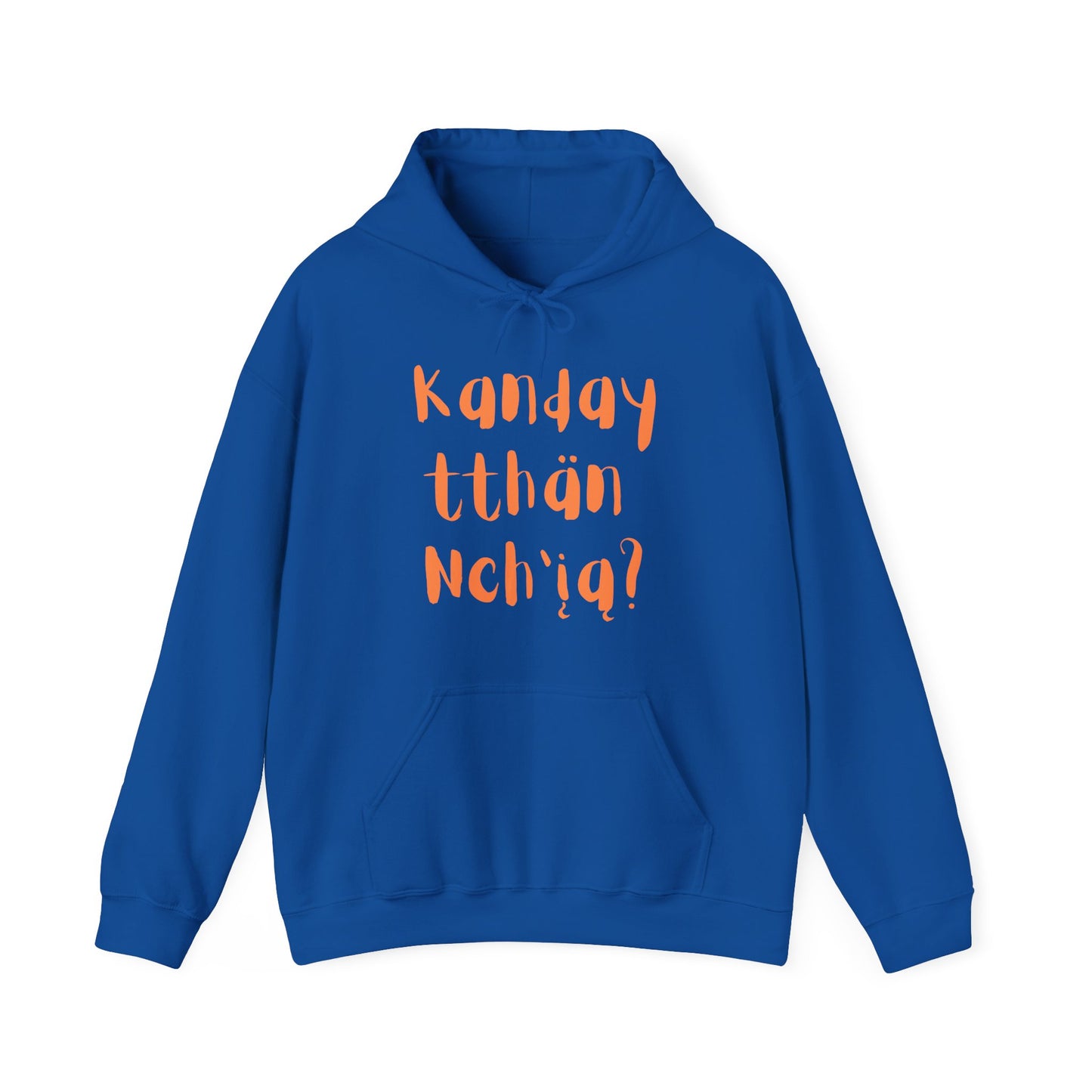 "Got Moose Meat?" Hoodie Orange Font