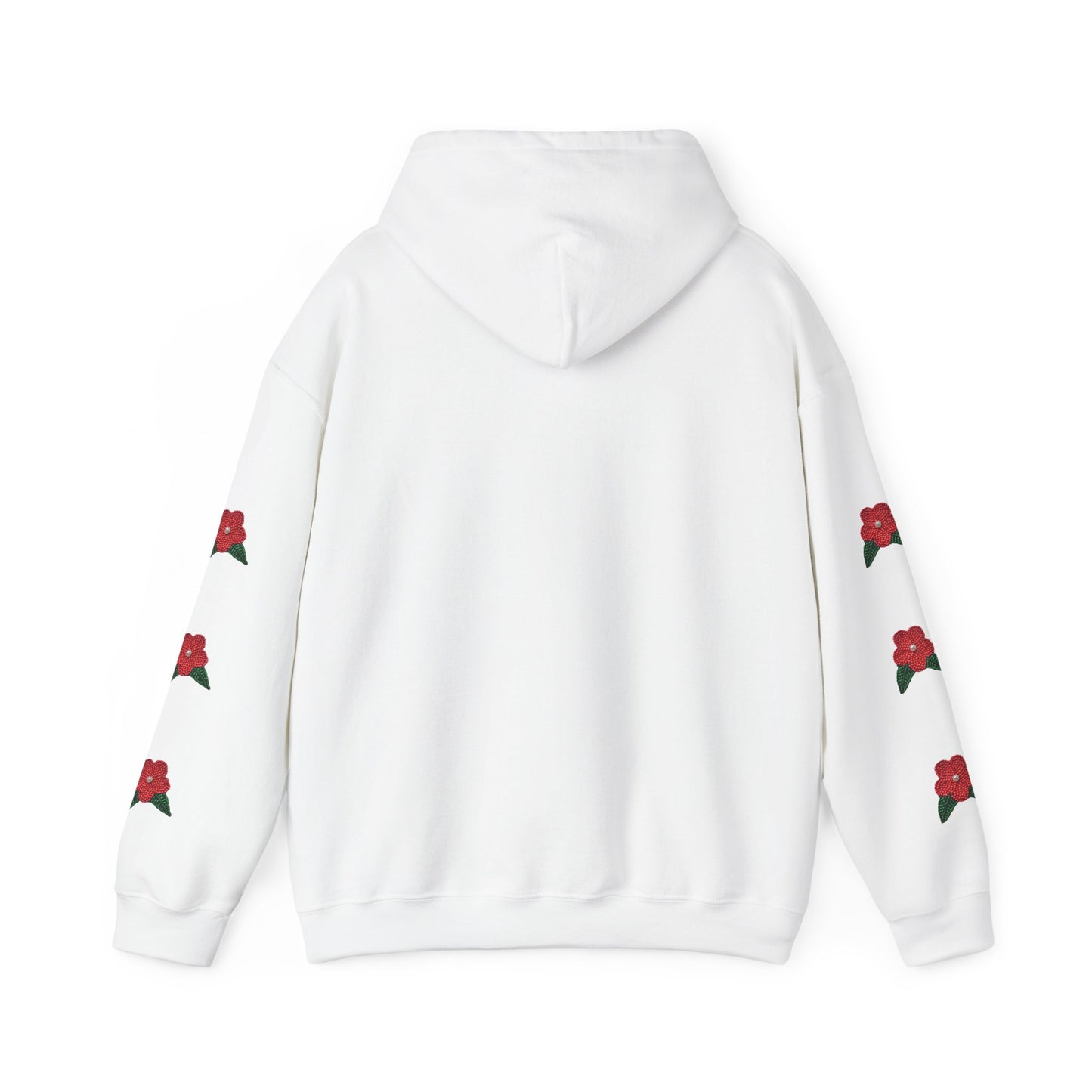 "I am Dän" Red Flower Hoodie