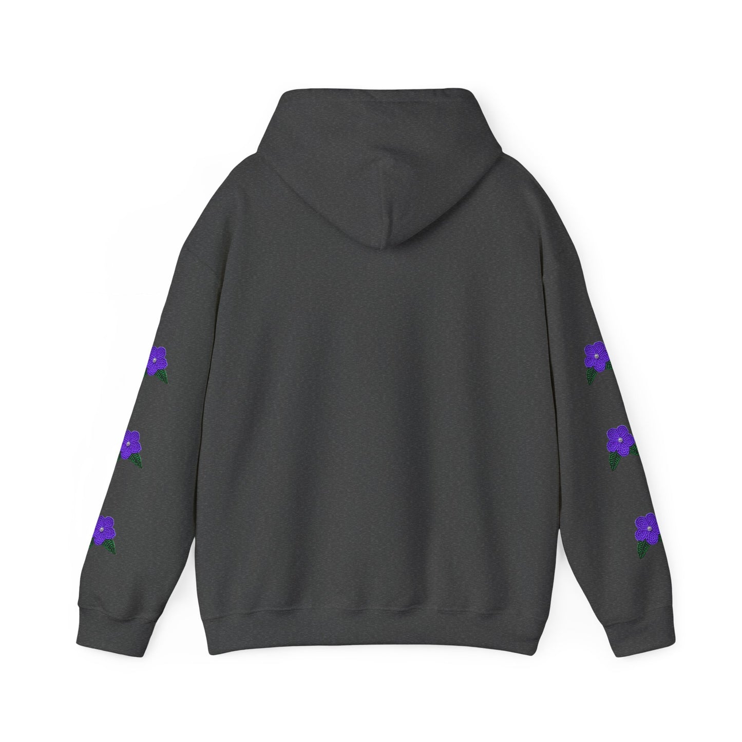 "I Speak Southern Tutchone" Purple Flower Hoodie