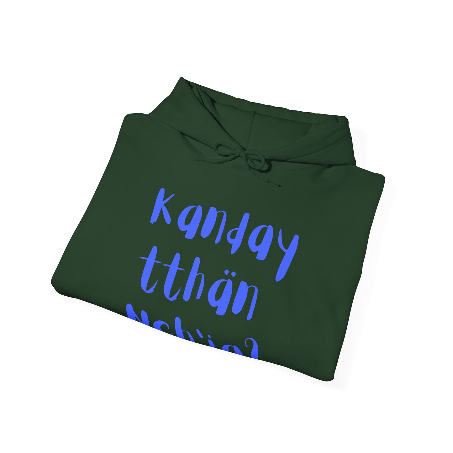 "Got Moose Meat?" Hoodie Blue Font