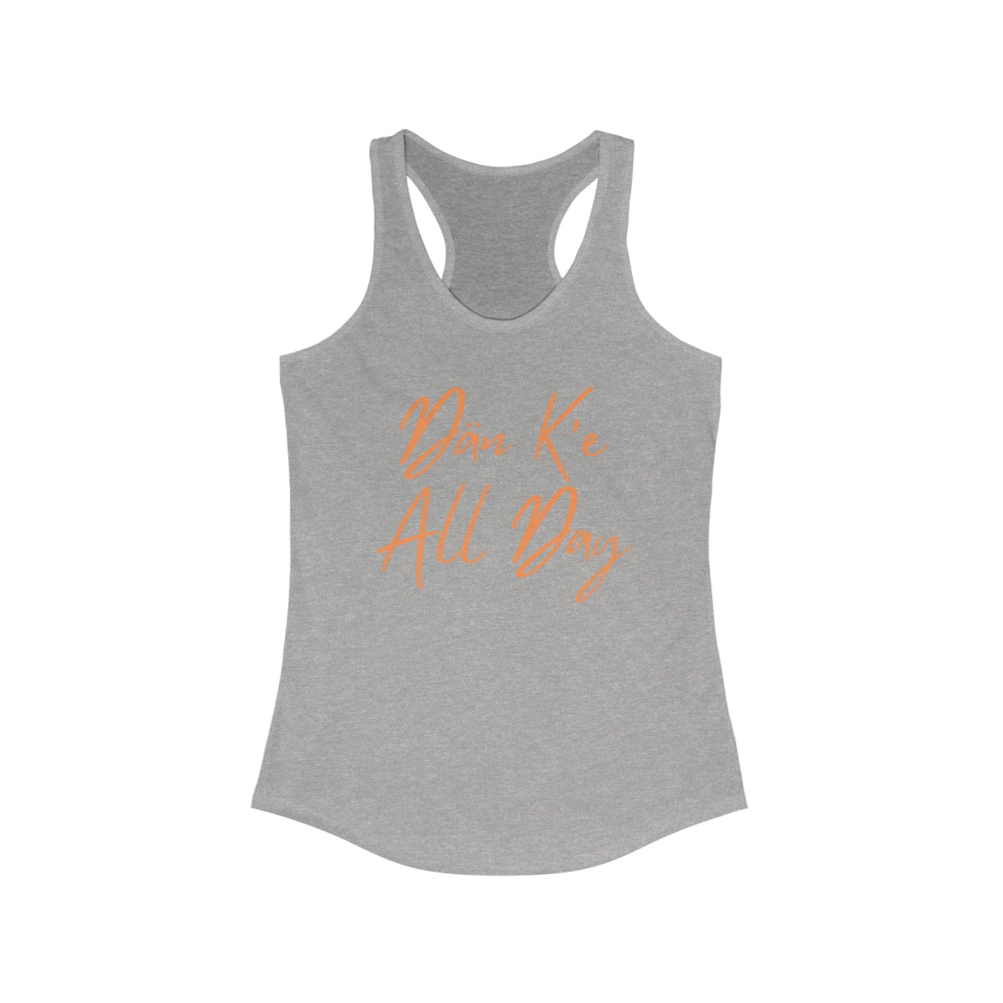 Dän K’e All Day Tank Orange Font