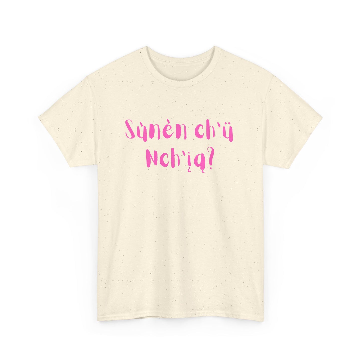 "Got Bannock?" Tee Pink Font