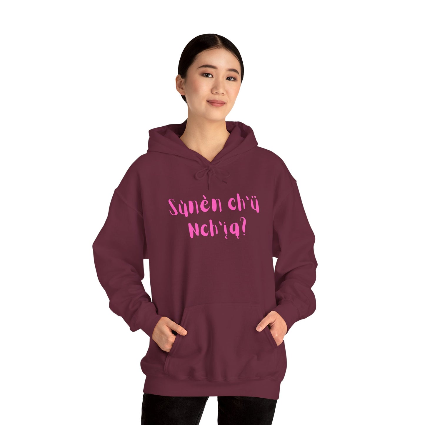 "Got Bannock?" Hoodie Pink Font