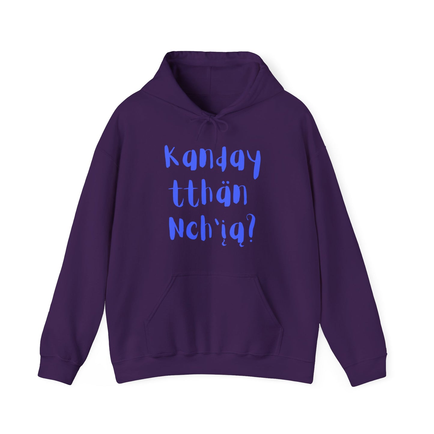"Got Moose Meat?" Hoodie Blue Font