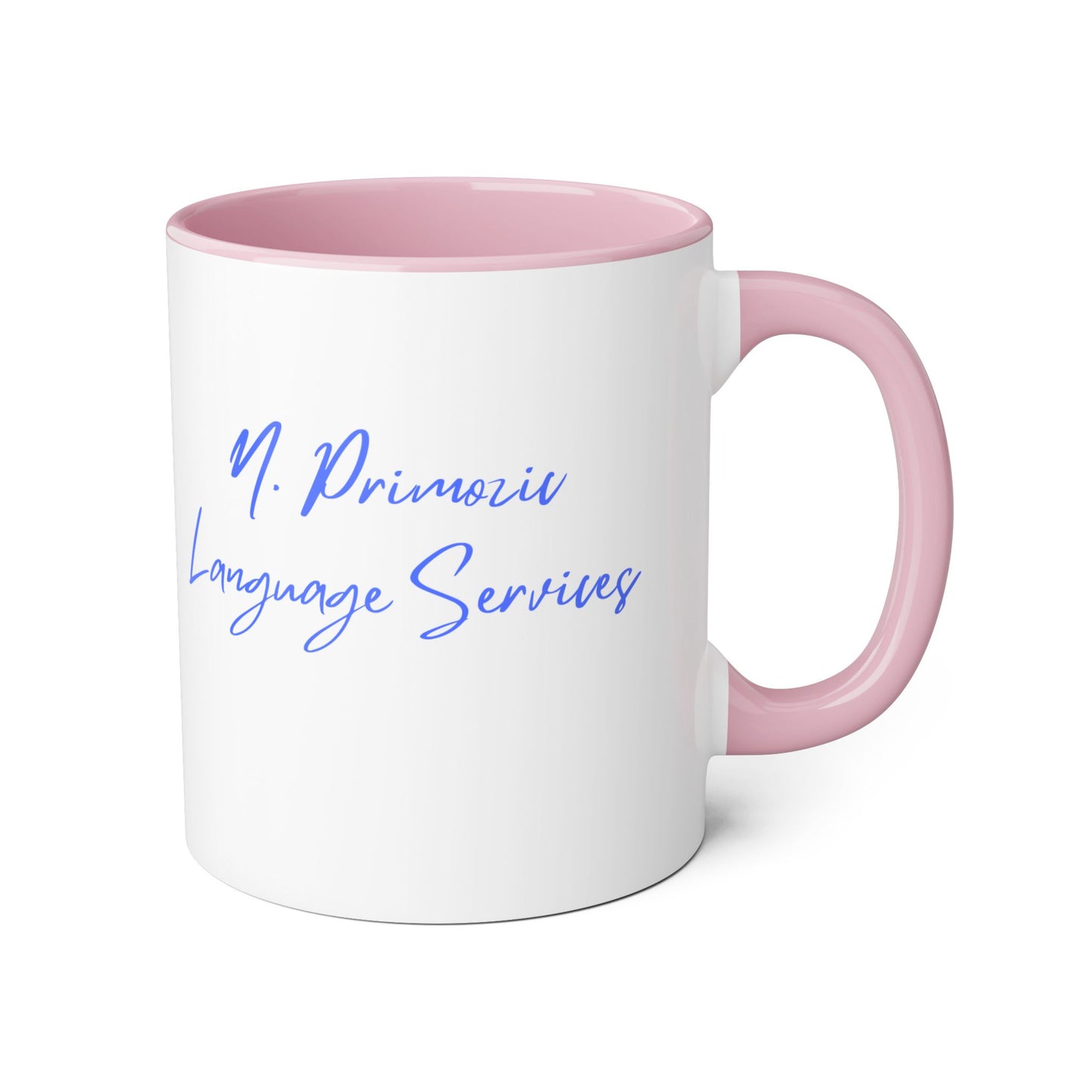 NPLS Colour Accent Mug Blue Font
