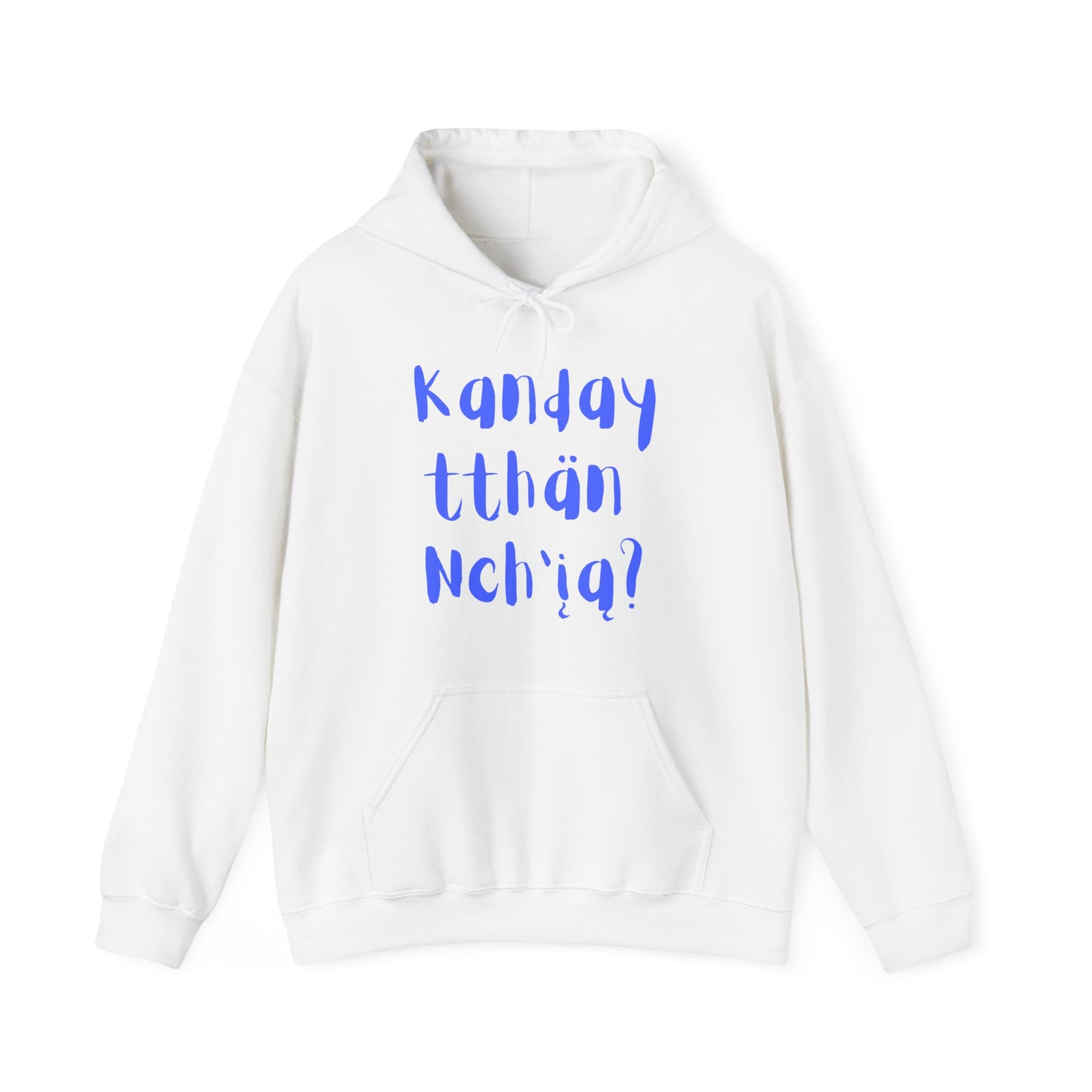"Got Moose Meat?" Hoodie Blue Font