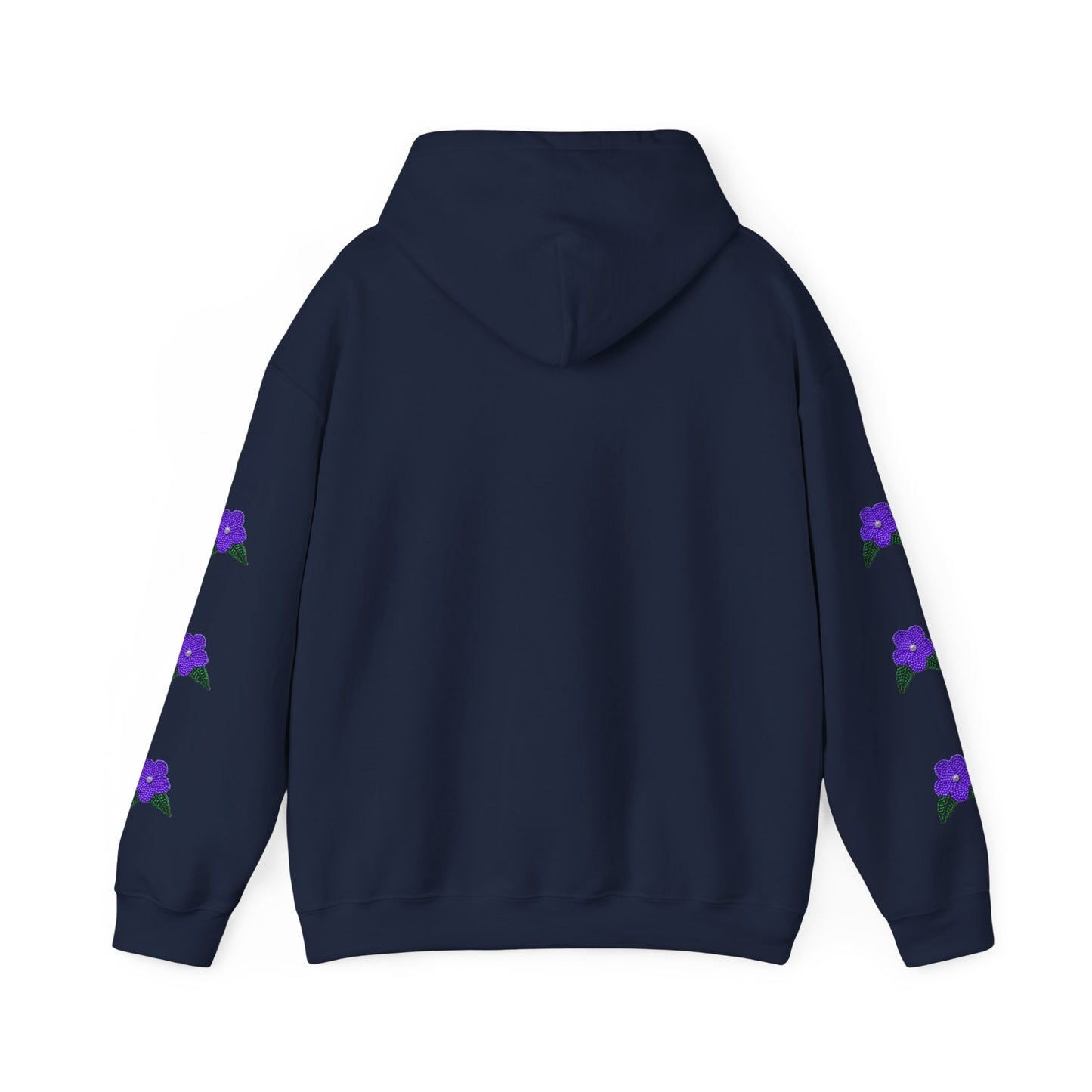 "I Speak Southern Tutchone" Purple Flower Hoodie