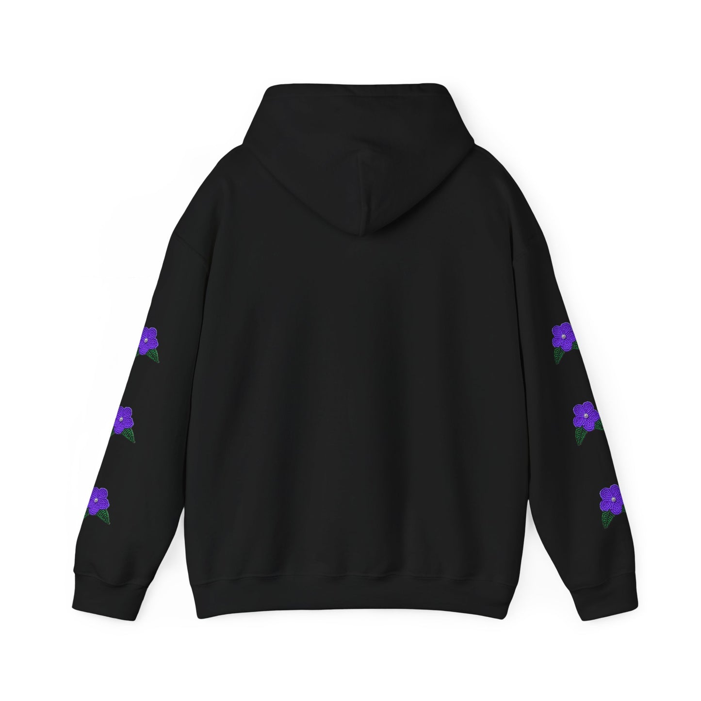 "I Speak Southern Tutchone" Purple Flower Hoodie