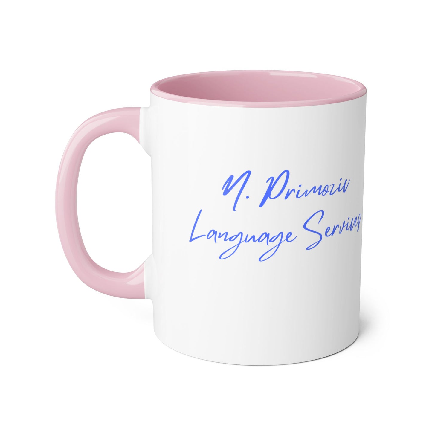 NPLS Colour Accent Mug Blue Font