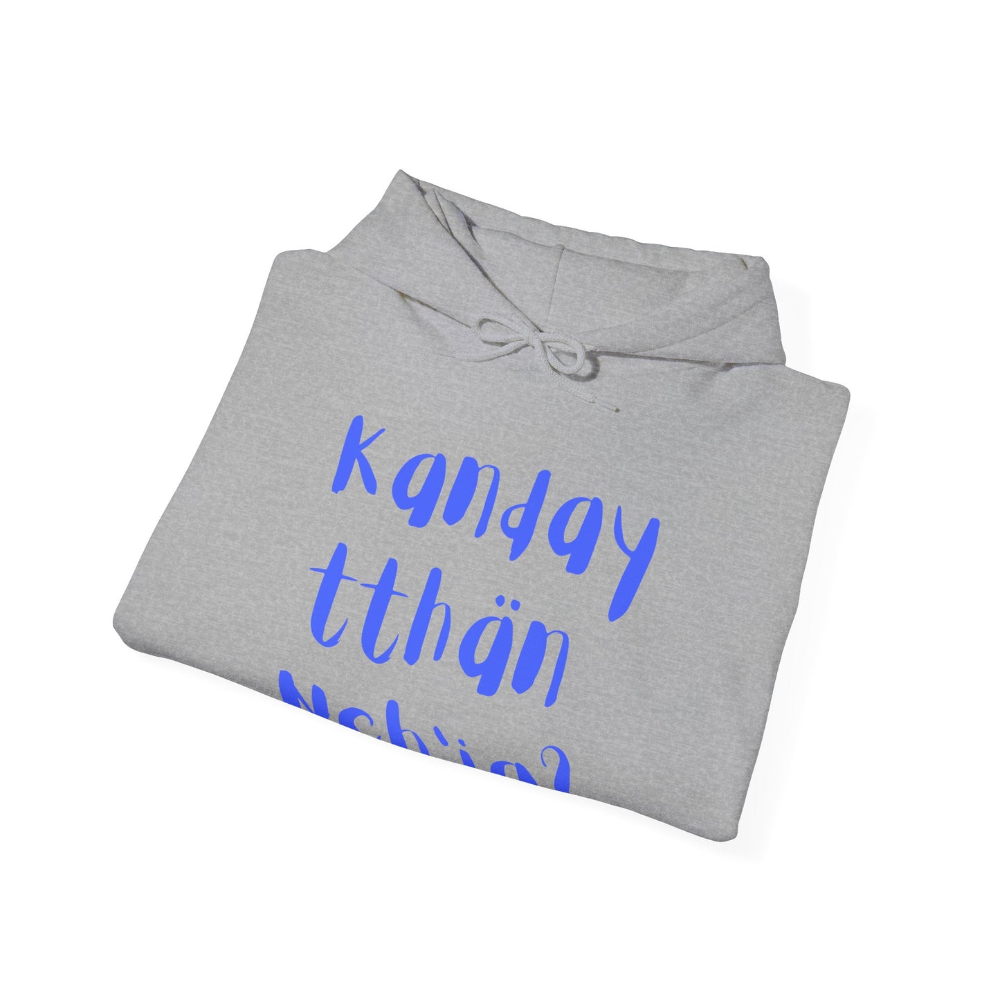 "Got Moose Meat?" Hoodie Blue Font