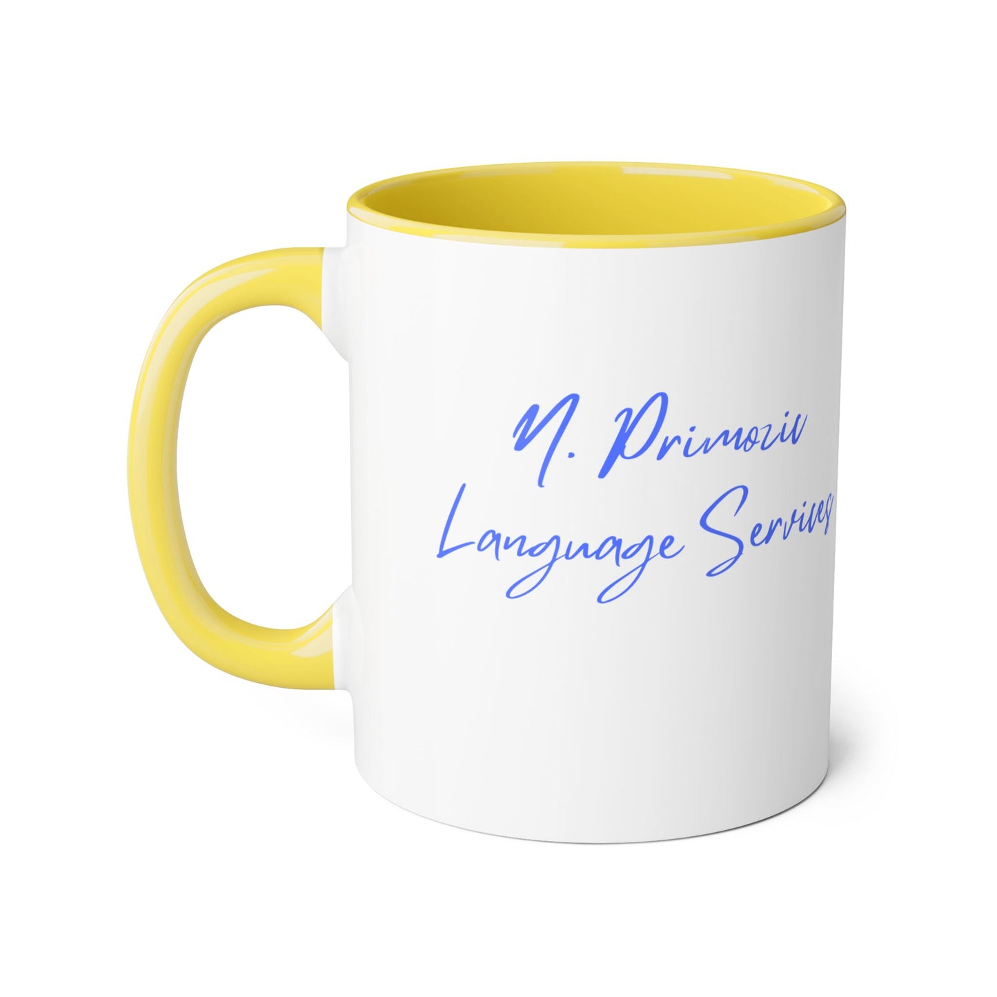 NPLS Colour Accent Mug Blue Font