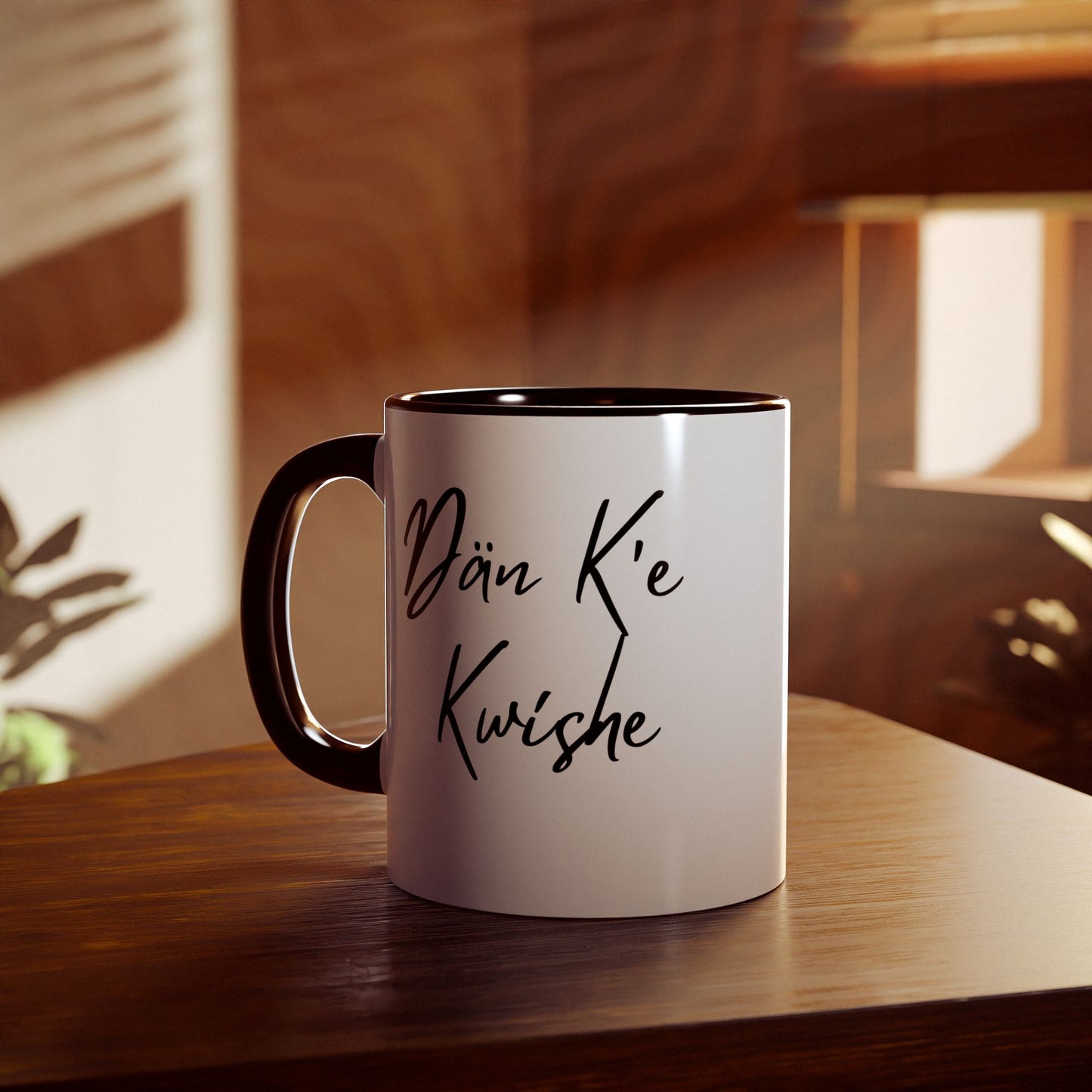 Dän K’e Kwíshe Mug Black Font