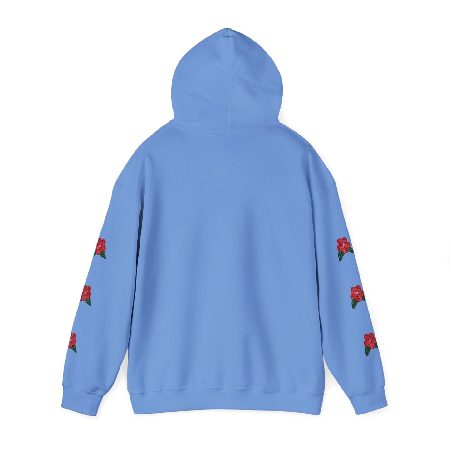 "I am Dän" Red Flower Hoodie