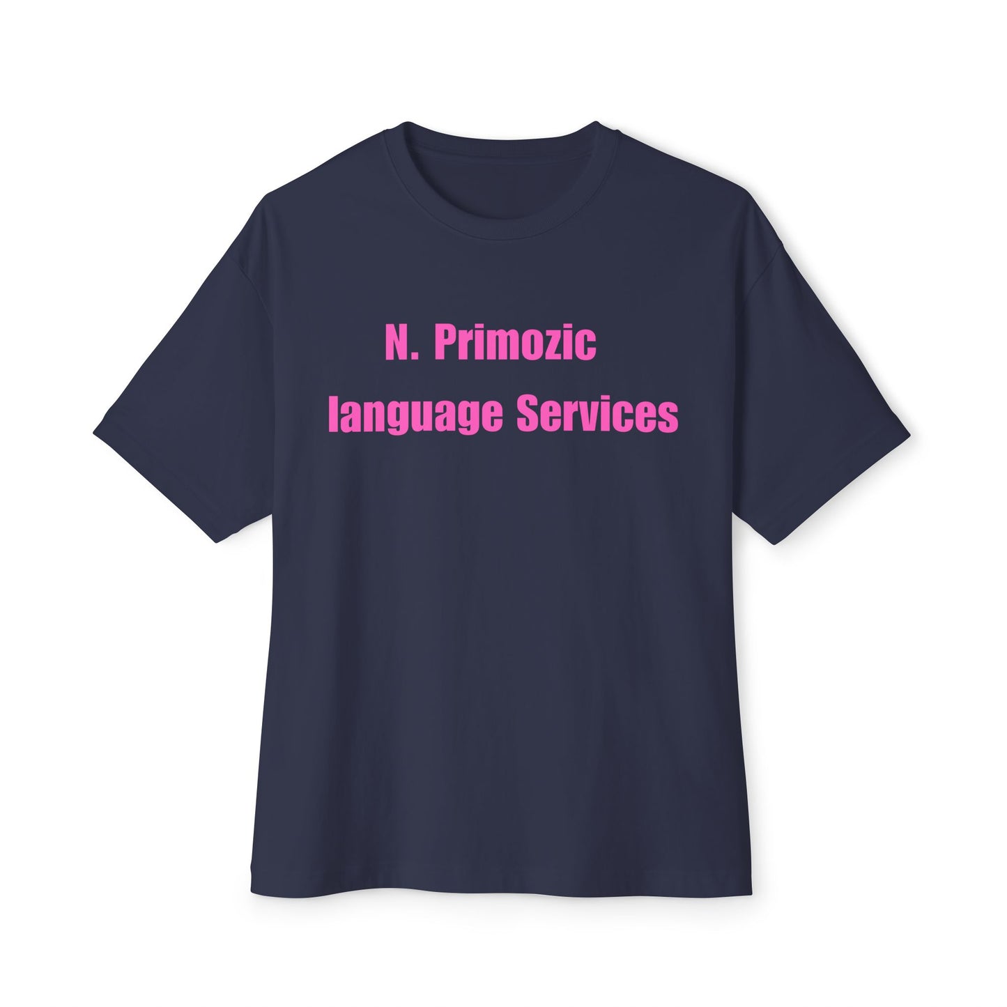Bold NPLS Tee Pink Font