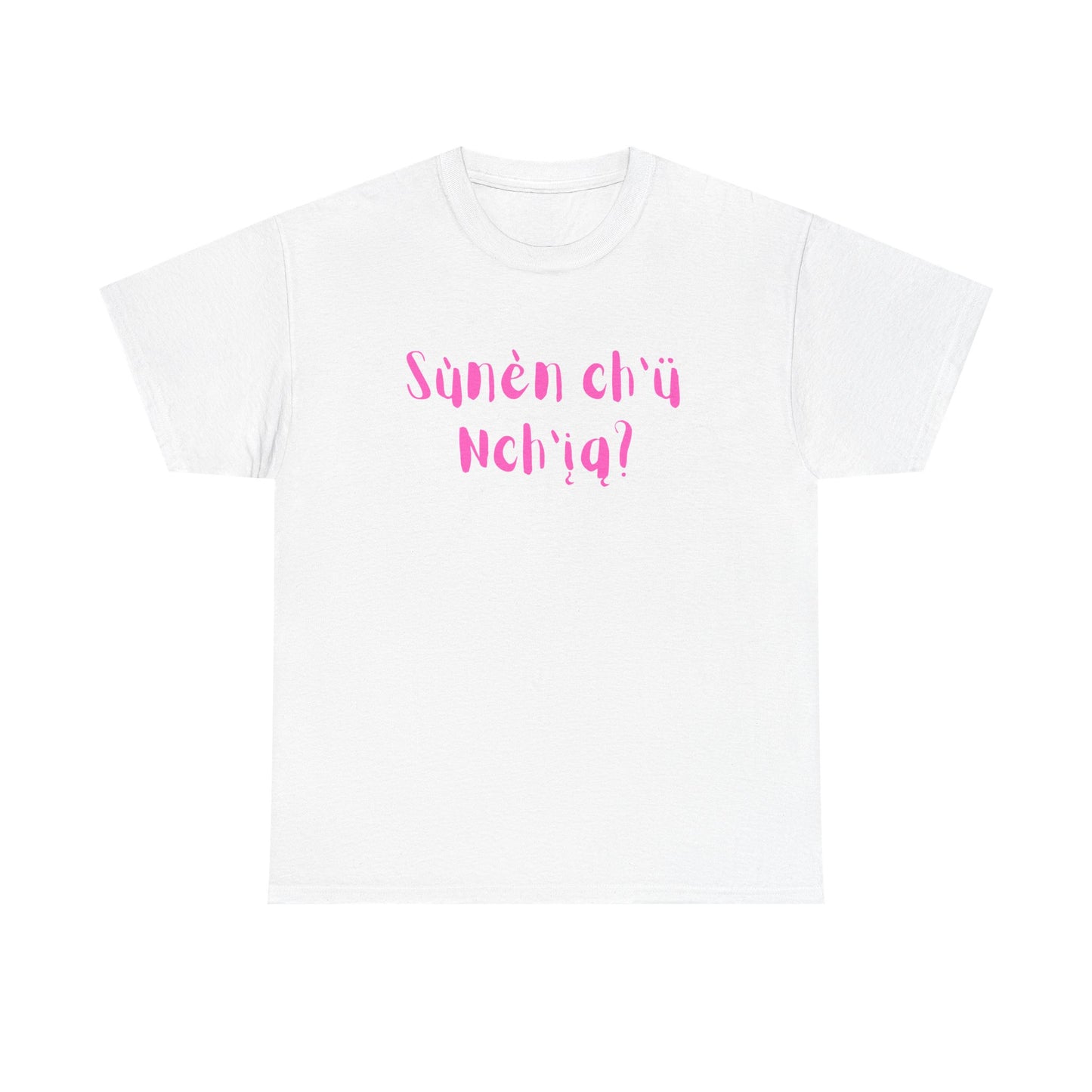 "Got Bannock?" Tee Pink Font