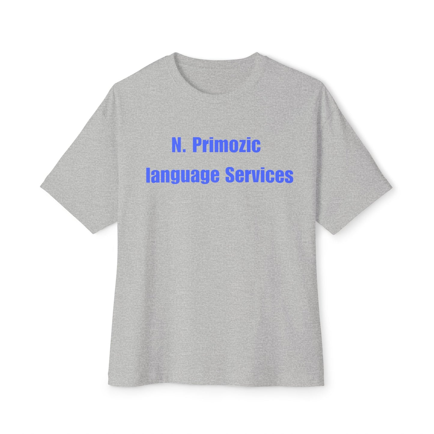 Bold NPLS Tee Blue Font