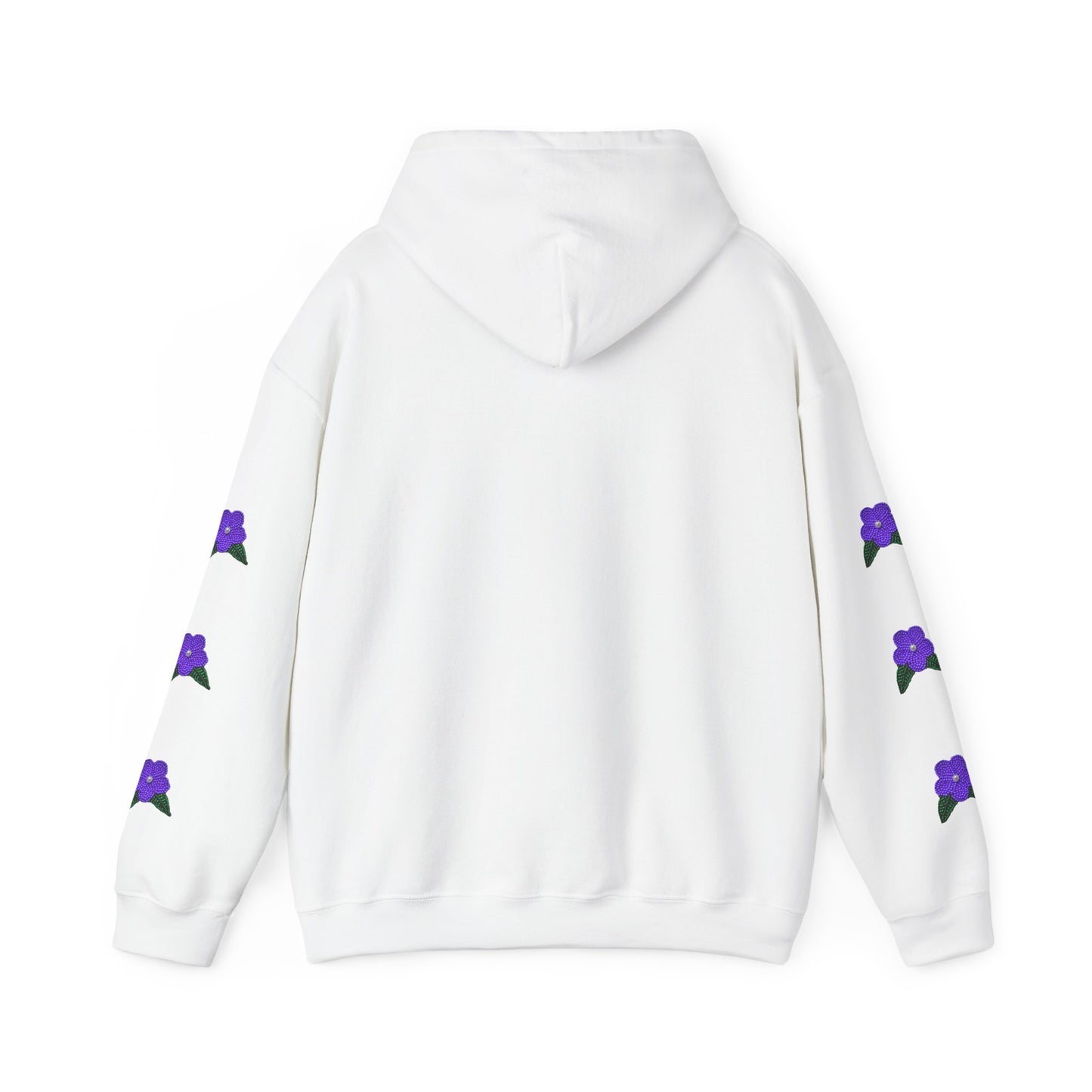 "I Speak Southern Tutchone" Purple Flower Hoodie