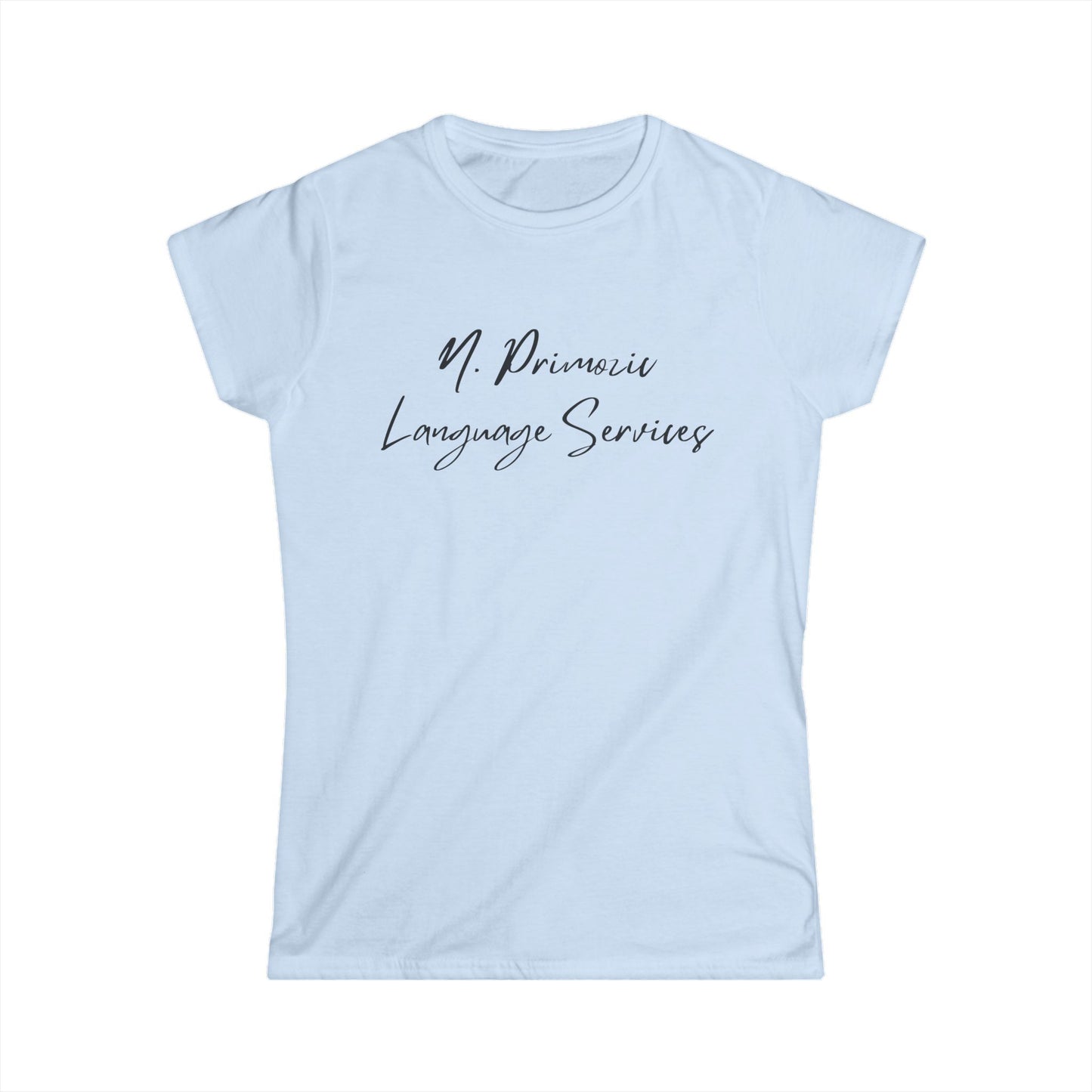 Black N. Primozic Language Services Tee
