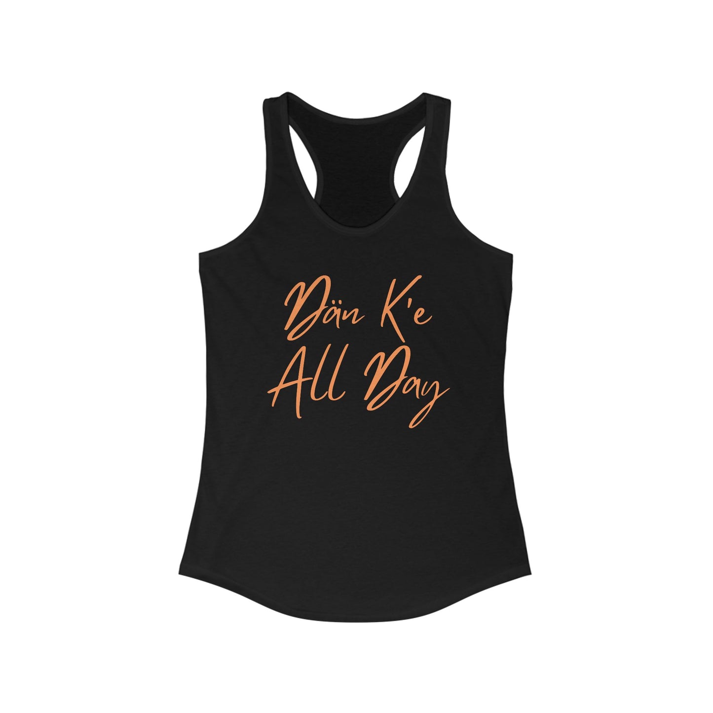 Dän K’e All Day Tank Orange Font