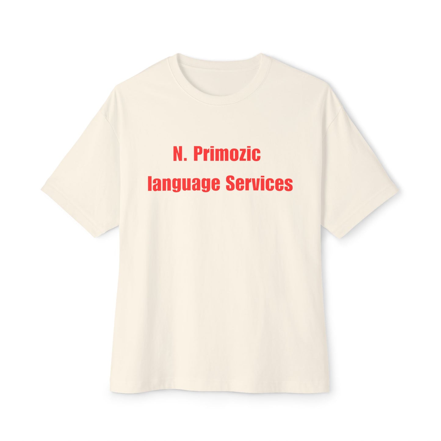 Bold NPLS Tee Red Font