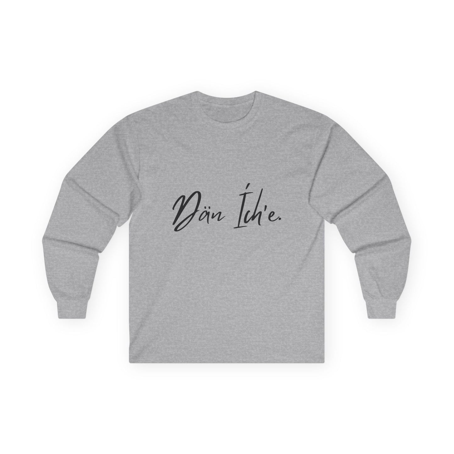 Dän Ích’e Long Sleeve Shirt Black Font