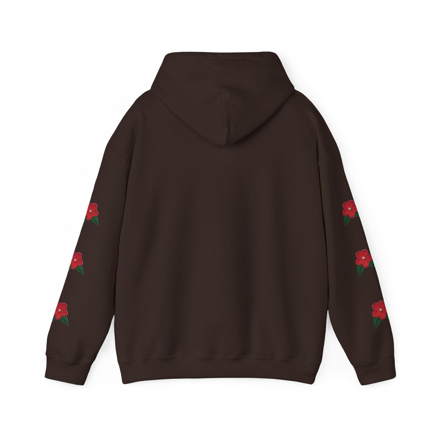 "I am Dän" Red Flower Hoodie