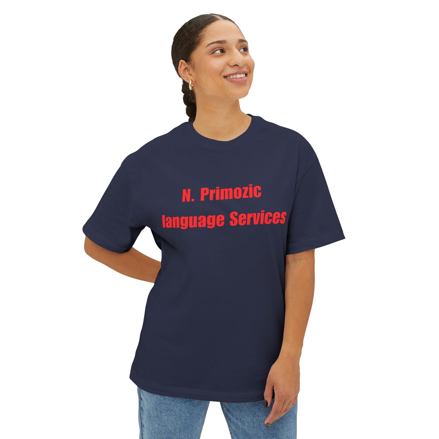 Bold NPLS Tee Red Font