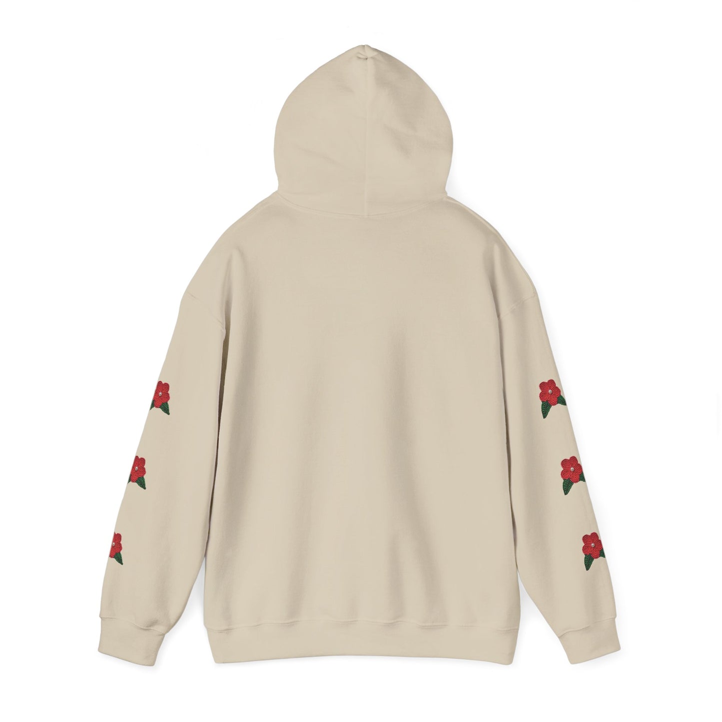 "I am Dän" Red Flower Hoodie