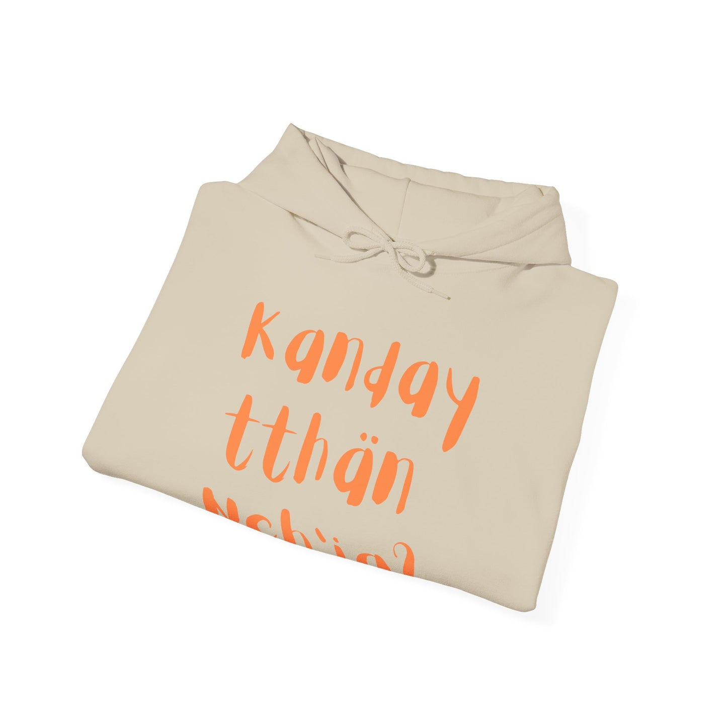 "Got Moose Meat?" Hoodie Orange Font