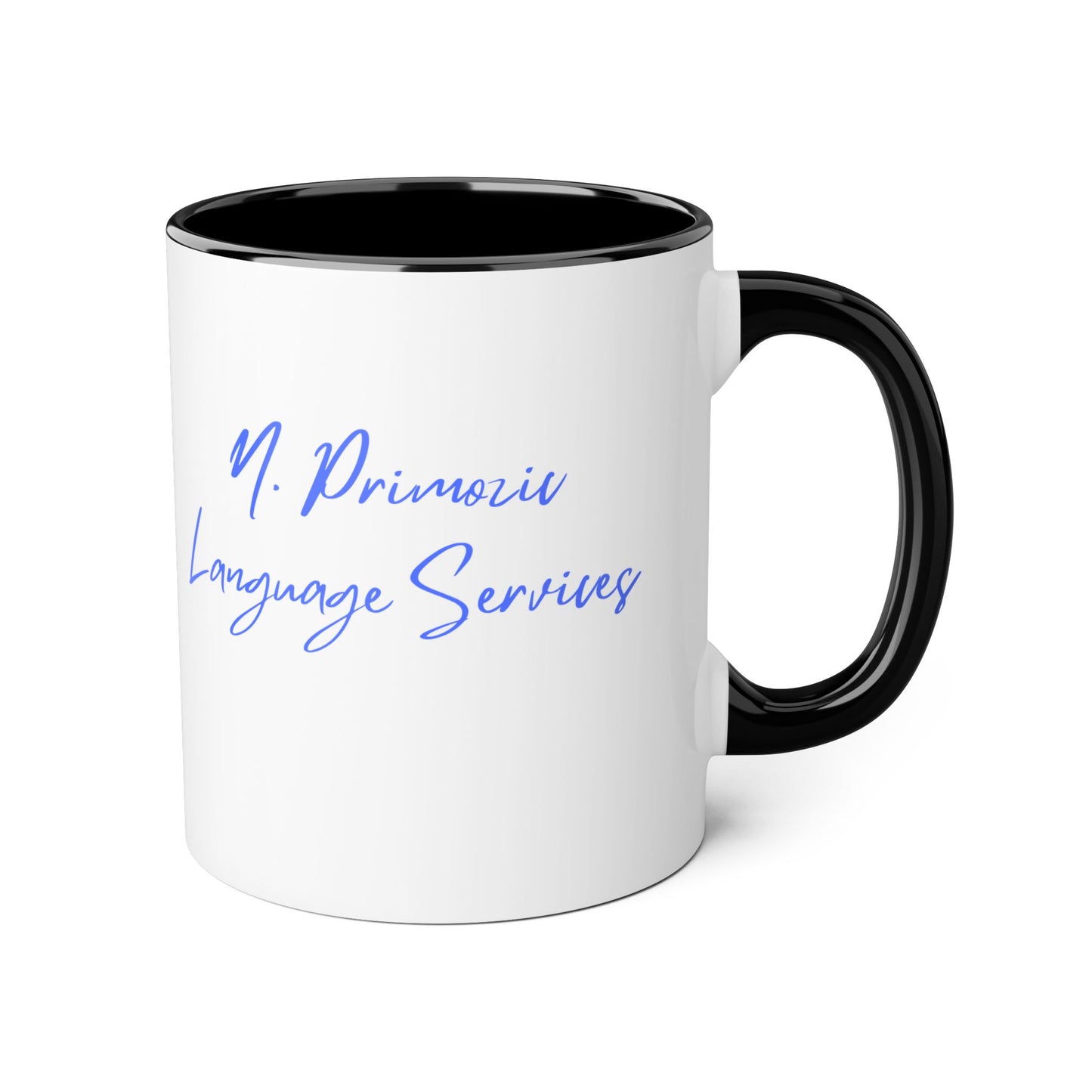 NPLS Colour Accent Mug Blue Font