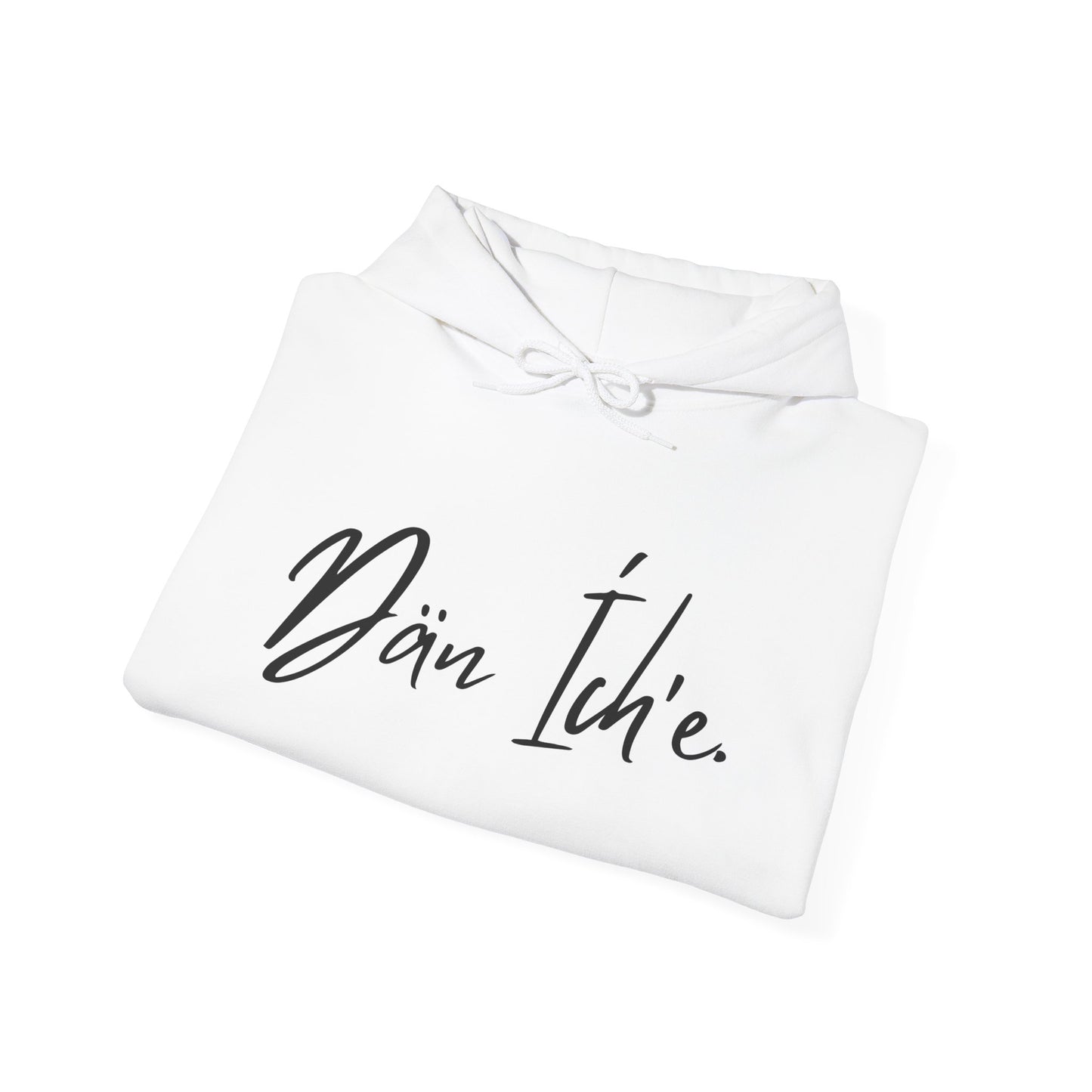 "I am Dän" Hoodie Purple Flower