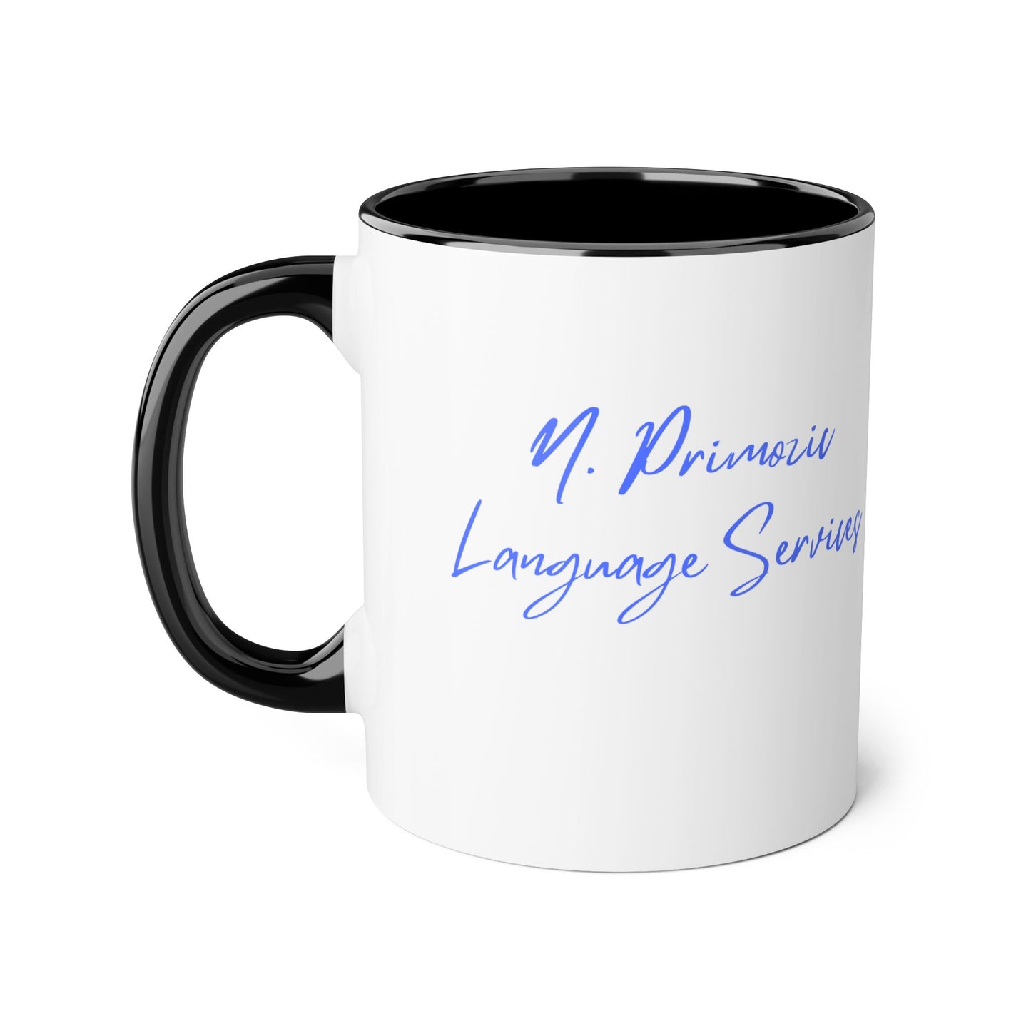 NPLS Colour Accent Mug Blue Font