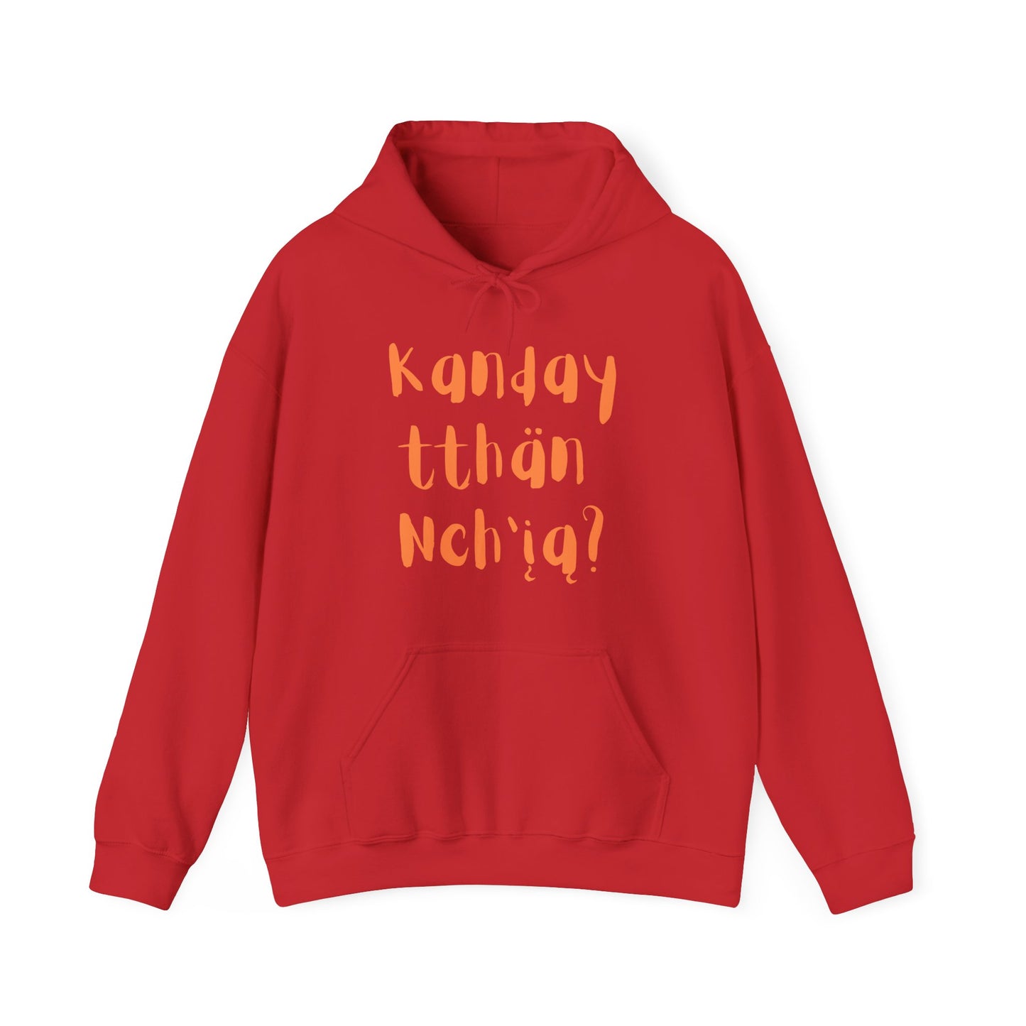 "Got Moose Meat?" Hoodie Orange Font