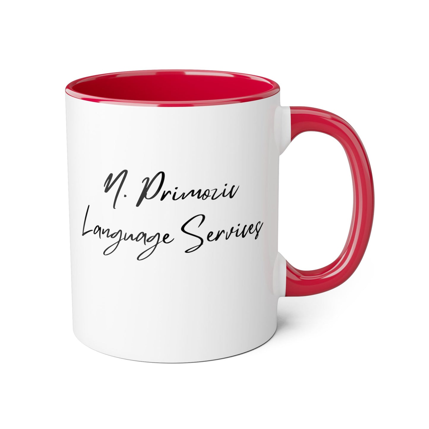 NPLS Accent Colour Mug Black Font