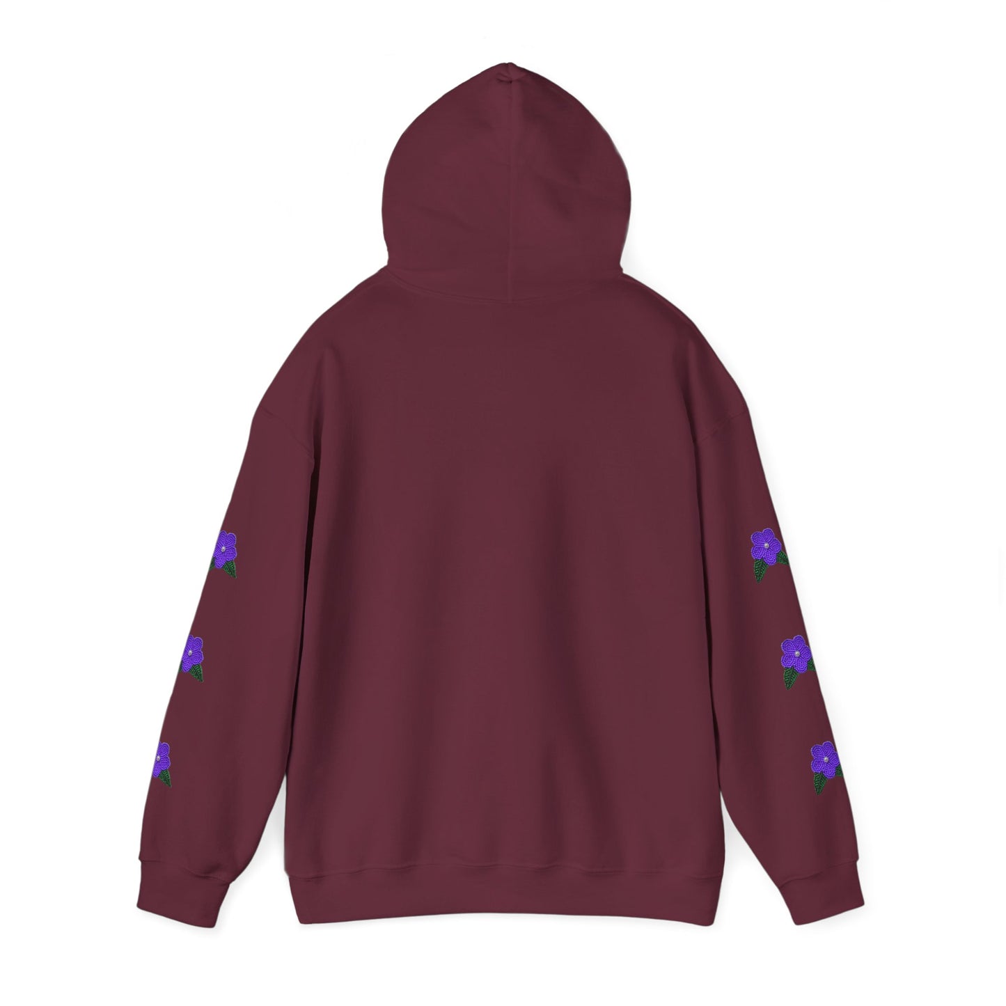 "I Speak Southern Tutchone" Purple Flower Hoodie