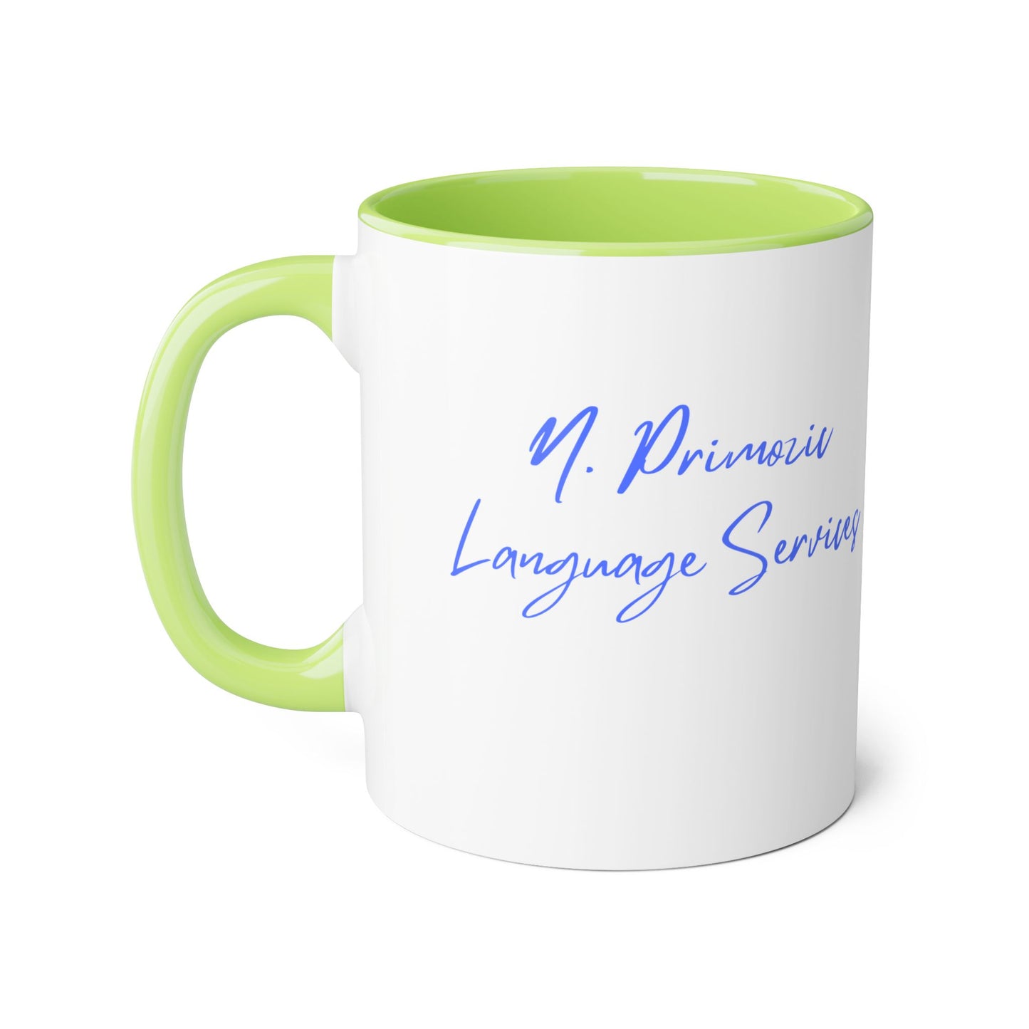 NPLS Colour Accent Mug Blue Font