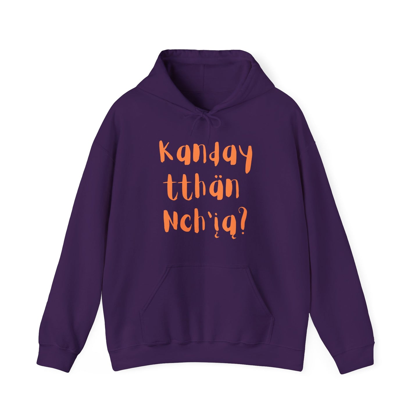 "Got Moose Meat?" Hoodie Orange Font