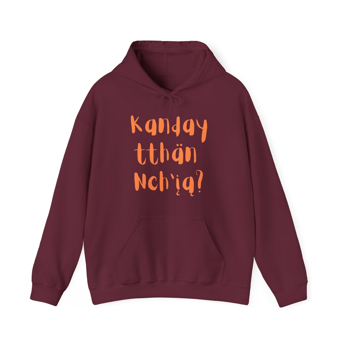 "Got Moose Meat?" Hoodie Orange Font